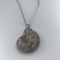 Ammonit Doğaltaşlı Kolye Ucu - KL0103