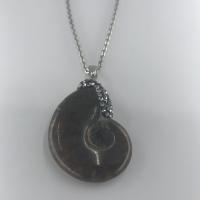 Ammonit Doğaltaşlı Kolye Ucu - KL0103