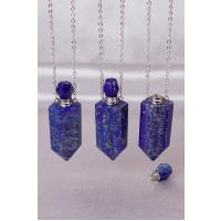 Lapis Lazuli Taşı Parfüm Şişesi Kolye