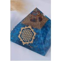 Mavi Kuvars Taşı Orgonit Piramit - 600123